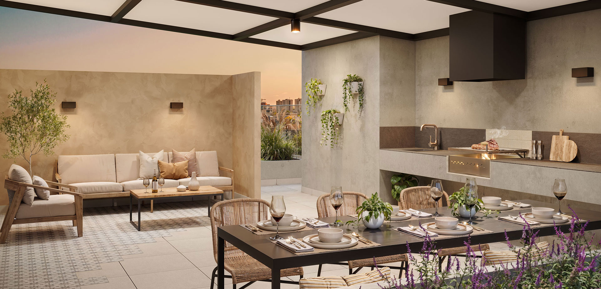 CONCEPTO OCEAN BREATH  |  ZONA DE PARRILLAS